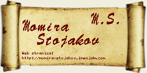 Momira Stojakov vizit kartica